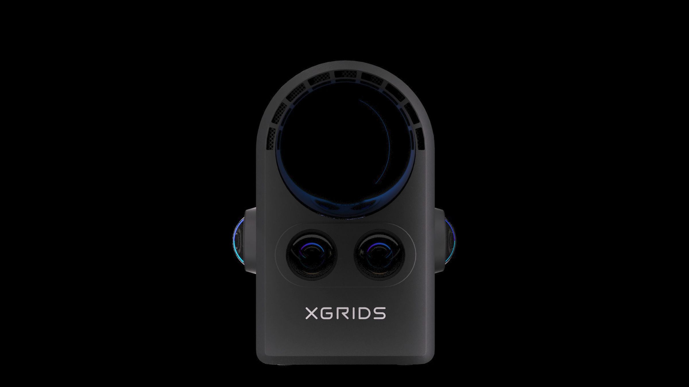 Isolated studio render of the PortalCam device